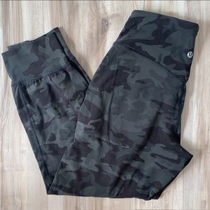 ❤️ Lululemon Align Jogger Crop *23" Incognito Camo Multi Gator Green Size 4 NWT